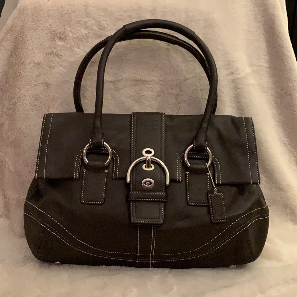 Coach Chocolate Brown Leather Satchel